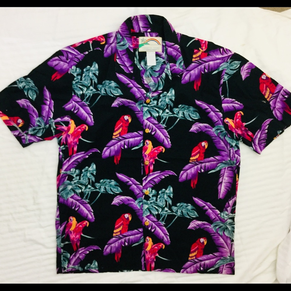PARADISE FOUND HAWAIIAN SHIRT